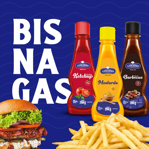 Combo Maionese Verde + Mostarda Sache + Barbecue + Pimenta