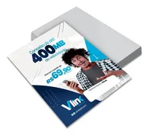 Comprar 1000 Panfletos Personalizados 10x14 Papel Brilho Arte Grátis