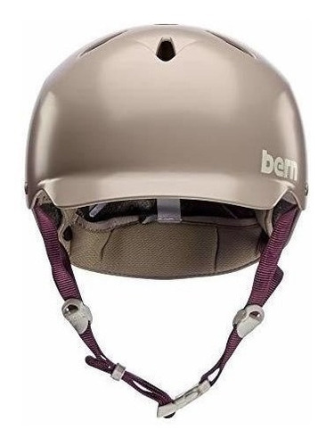 Casco Bern Lenox Bici Skate Long Snow Mtb Roller Purple Haze Color Lila Talle S (52-55.5 cm)
