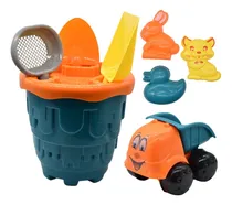 Comprar Set De Juguetes Para Playa Balde Palas Moldes De Animales