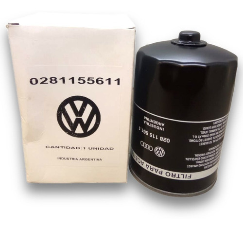 Filtro Aceite Original Vw Polo Caddy Gol Transpor 1.9 Diesel