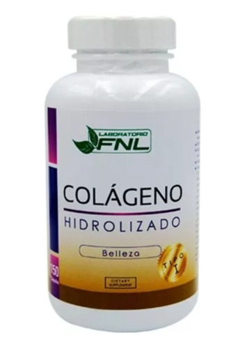 Colageno Hidrolizado 150 Caps 2,5 Meses Huesos,piel Y Uñas