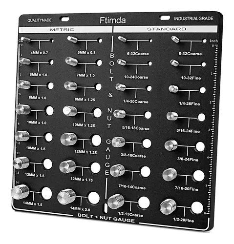 comprar Comprobador Rosca Tuerca Perno Calibre Tamaño 28 14 Metrico