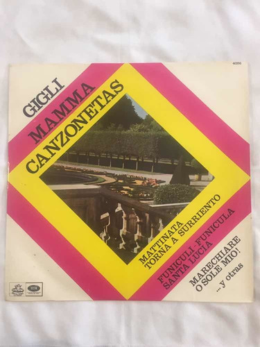 Disco Vinilo Lp Beniamino Gigli Mamma Canzonetas Angel