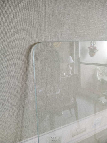 Vidrio 1,40,0,55x0,5 Cm Con 2 Extremos Redondeados