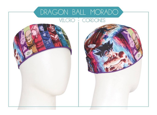 Cofia O Gorro Clinico/ Quirúrgico Dragon Ball Morado