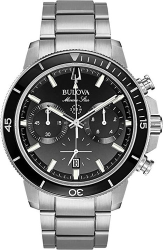 Reloj Pulsera Bulova Marine Star 98b301 Para Hombre