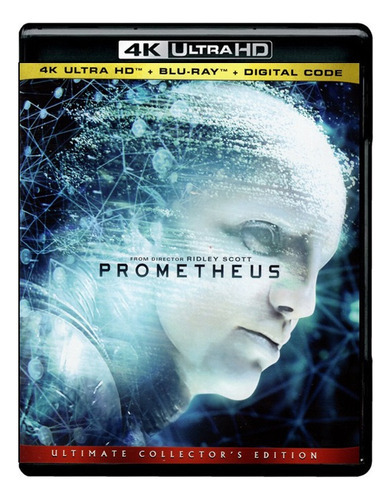 Prometheus Prometeo Pelicula 4k Ultra Hd Blu-ray Digital Hd