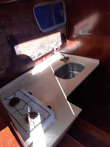 Barco Crucero Clásico Parodi De Madera Enfibrada