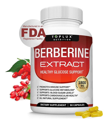 Extracto Berberina 1200mg X90 Metabolismo/sistema Inmune