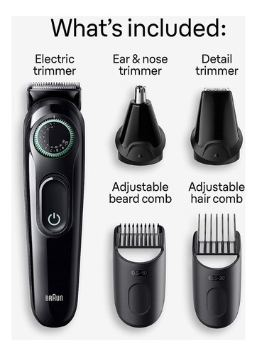 Braun Barbeador 3450 All-in-one 5-em-1 Kit Aparador Barba