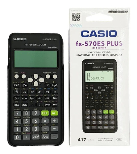 Imagen 5 de 6 de Calculadora Cientifica Casio Fx-570 Ing/esp Relojesymas