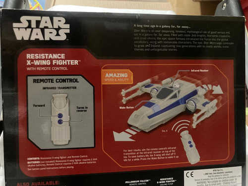 Nave Star Wars X-wing Fighter Con Control Remoto