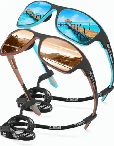 2 Gafas De Sol Polarizadas Para Hombre, Pesca, Viajes, Condu