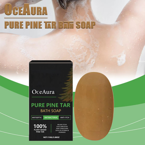 Jabón De Baño De Alquitrán Oceaurpine, Lata De Uso Prolongad