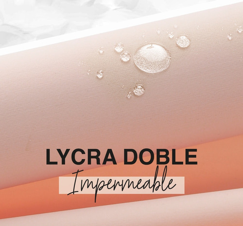 Imagen 2 de 8 de Tela Lycra Doble Stretch 1mt X 1,4mt