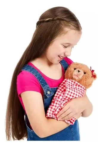Pel cia Little Live Pets Cozy Dozy Urso Beau Com Som Fun