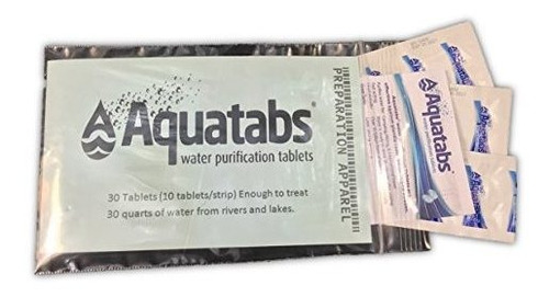 Aquatabs Tabs De Purificación De Agua Para Camping Y Prepara