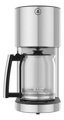 Cafetera Russell Hobbs CM8100 automática silver glass accent de filtro 110V