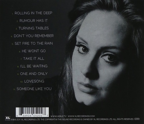 Imagen 2 de 2 de Adele 21 Cd Cerrado