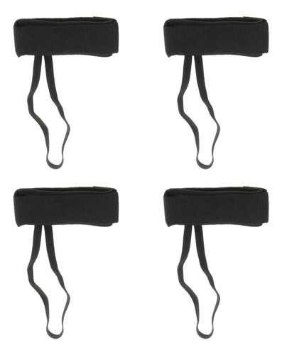 2 Pares Correa Para Salvapantallas Aletas Color Negro