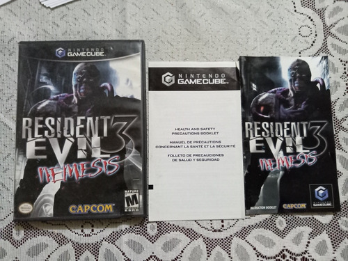 Caja Con Manual De Resident Evil 3 Original *sin Disco*