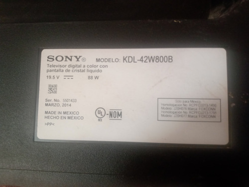 Leds Tv Sony Mod. Kdl-42w800b (Usado)