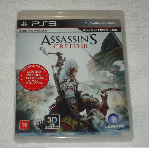 Assassins Creed 3 Ps3 Leg Portugues * Leia