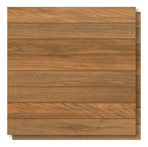 Piso Cerâmico Embramaco Deck Native Brown 60x60cm Cx2,58m²