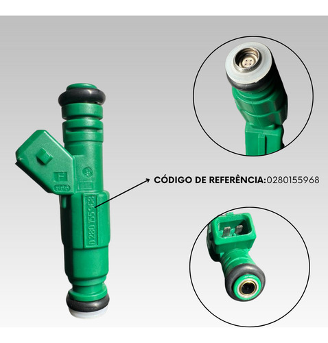 Bico Injetor 42 Lbs/h Volvo 0280155968 Original Bosch