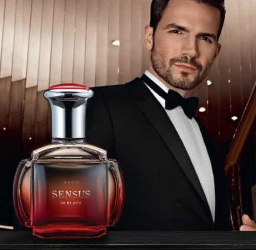 Sensus In Black Ultra Colonia Para Caballero 100 Ml Avon