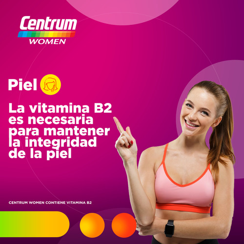Multivitamínico Centrum Women X60 Tabs - Pack X2