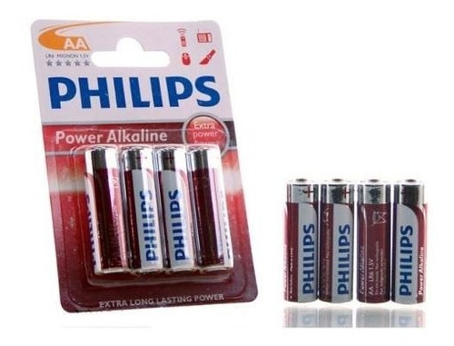 Pila Philips Alcalina Aa Blister X 4 Pilas