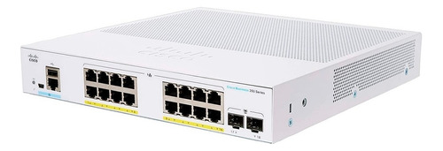 Switch Cisco Business Poe 16p Gbit + 2 Sfp Cbs350-16p-2g