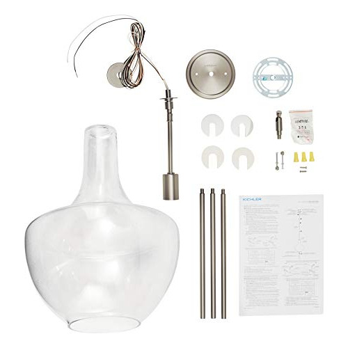 Lámpara Colgante Kichler Everly 19.75 Con Forma De Campana,