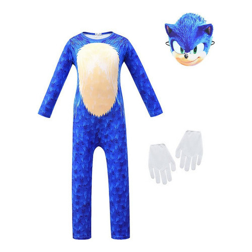 Traje Infantil Knuckles Tails Traje Sonic The Hedgehog A