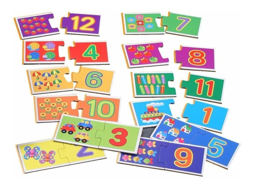 Don Rastrillo Primeros Numeros Juego Didactico Puzzle Ruibal