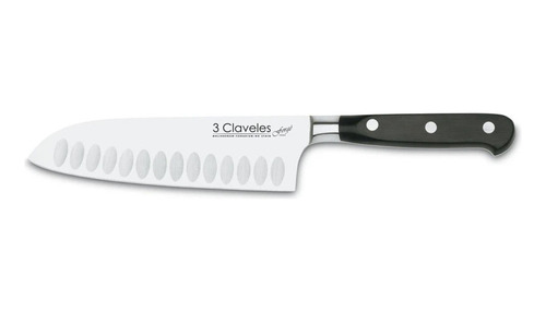 Cuchillo Santoku 3 Claveles De 17 Cms Forge 1565