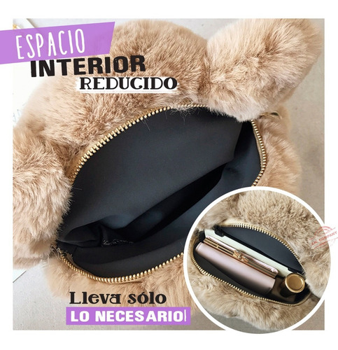 Imagen 6 de 10 de Bolsa Para Dama Crossbody Mochila Oso De Peluche Moda Kawaii