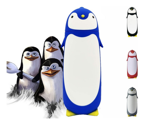 Taza De Aislamiento Vidrio Con Forma De Pingüino Portátil 