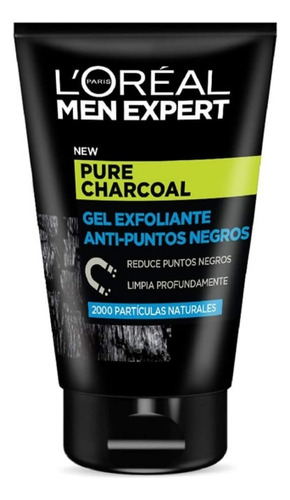 Men Expert Gel Exfoliante Anti-puntos Negros Pure Charcoal