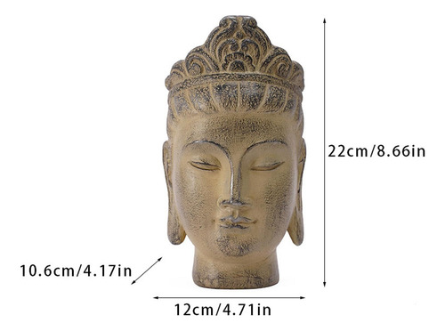 Inicio De La Estatua De La Cabeza De Buda