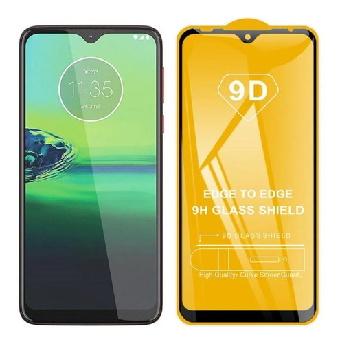 Vidrio Templado Moto G8 Play Full Cover 9d Cubre Todo 