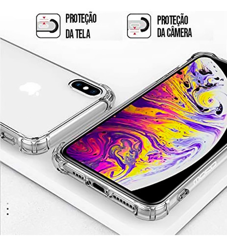 Capinha Premium Transparente iPhone Todos Os Modelos