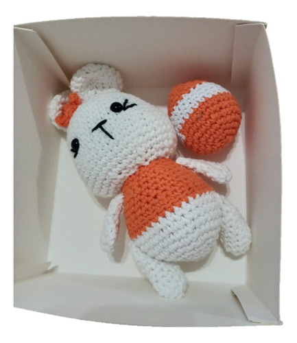 Amigurumi Tejido Crochet Muñeco Conejo Y Huevo Pascua Apego 