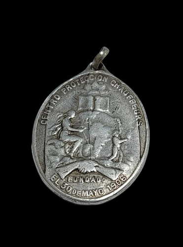 Medalla Centro Protección Chauffeurs Plata 900/ 13gr - 514