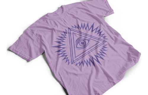 Camiseta Algodón Para Adulto Con Estampado De Los Illuminati