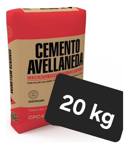 Cemento Portland Avellaneda X 20 Kg