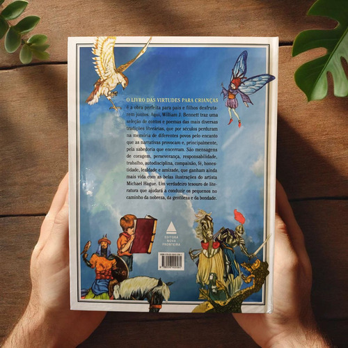Livro Infantil Com Lições De Vida - O Livro Das Virtudes Para Crianças