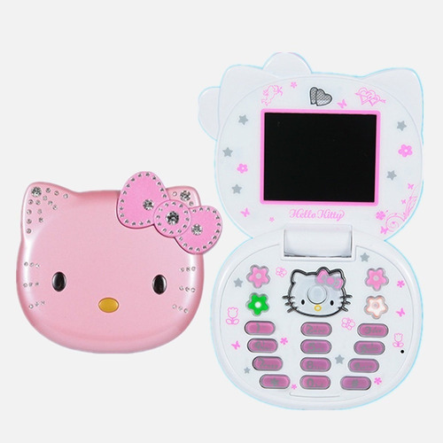 Nuevo Teléfono Plegable Hello Kitty Con Dibujos Animados, Li